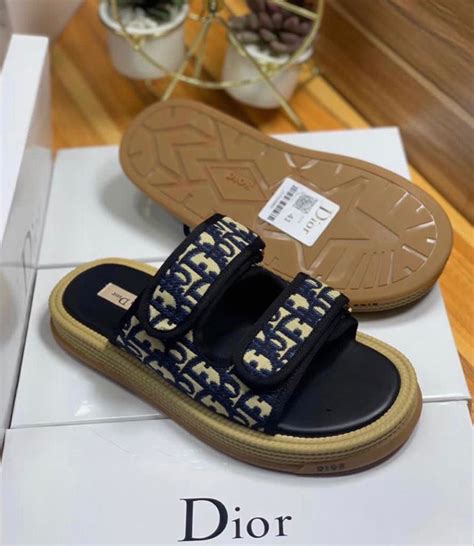 men dior slides|designer flip flops men's.